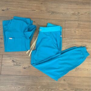 Figs Women's Teal Joggers